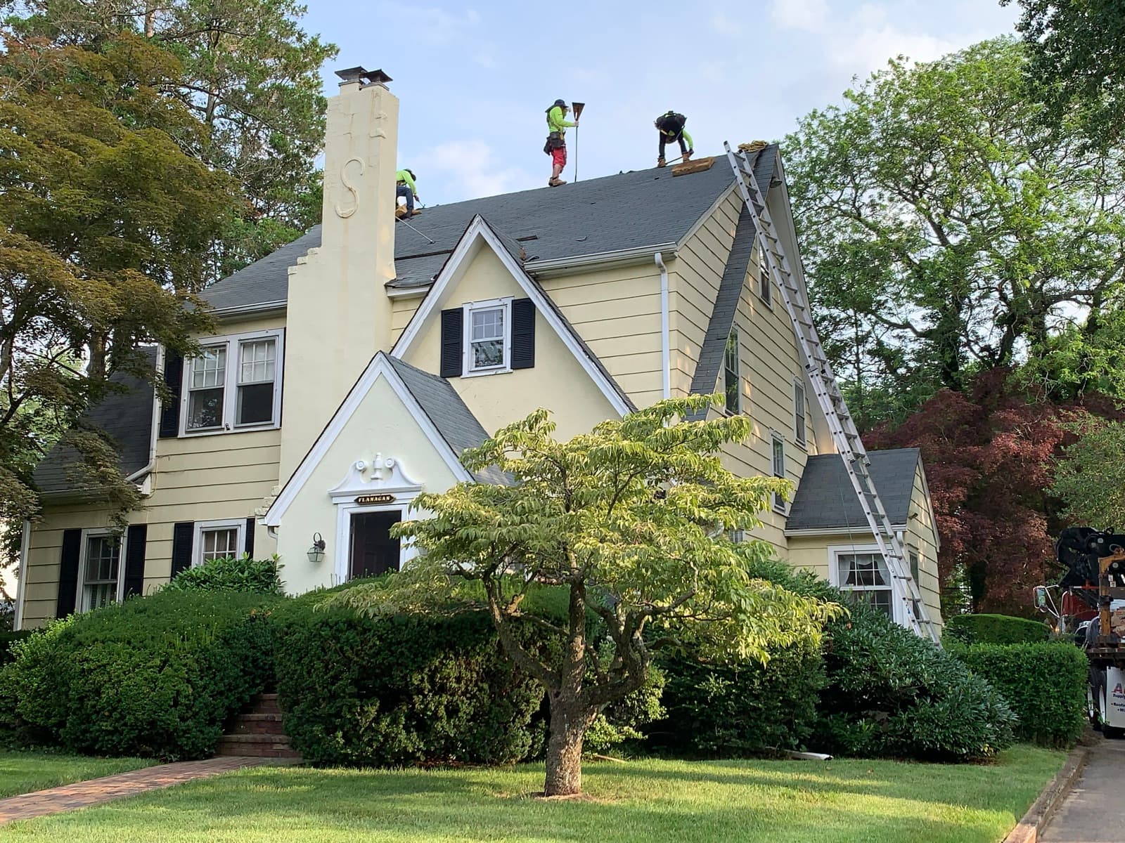 Full residential reroof project in New Jersey